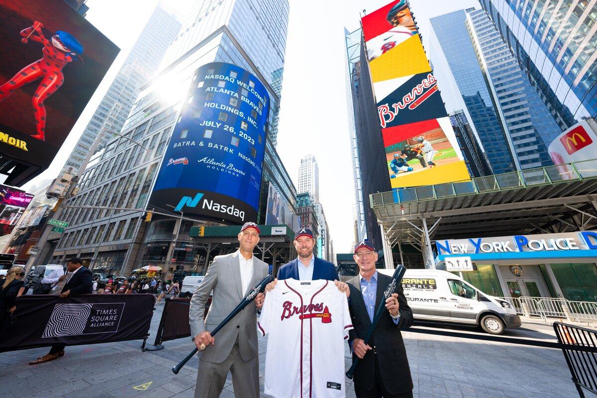 Atlanta Braves na Bolsa de Valores Nasdaq em 2023