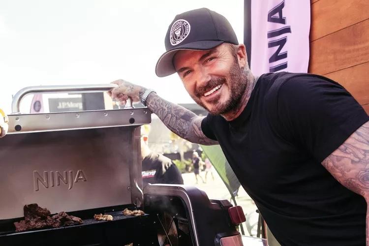 David Beckham com a SharkNinja